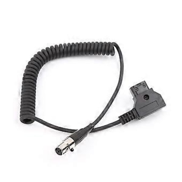 Monitor Strømkabel D-Tap Til Mini XLR 4-pinners Plugg For ARRI Kameraer Monitorer 12V