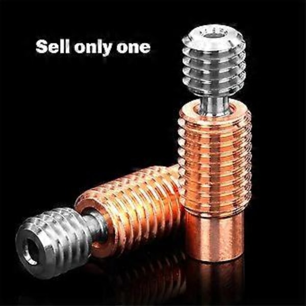 Bi-Metall V6 Titanlegering Hals Bimetall Varmebryter Hals Hotend Varmeblokk
