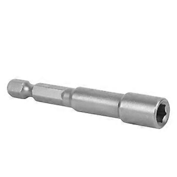 5 stk. Magnetisk sekskantpipe Verktøystål Elektrisk skrutrekker Magnetisk boradapter 6mm