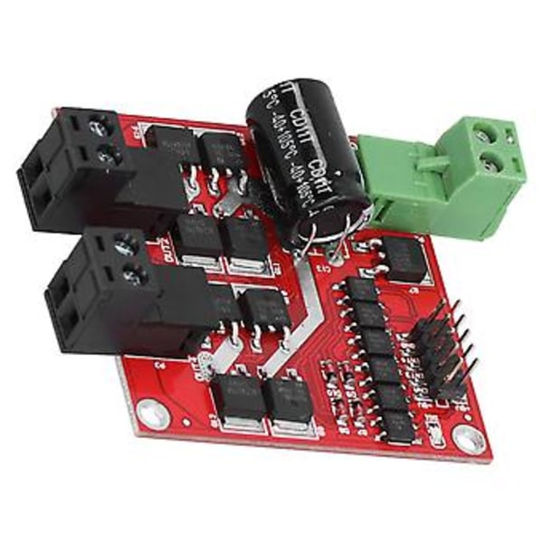 DC-moottoriohjainmoduuli Muovi 2-kanavainen PWM Suuritehoinen elektroninen komponentti 160W