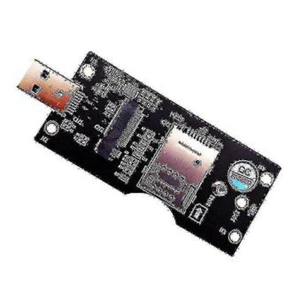 Ngff M.2 Key B Till Usb 3.0 Adapter Expansionskort Med Sim 8pin Kortplats För Wwan/lte 3g/4g/5g Modu