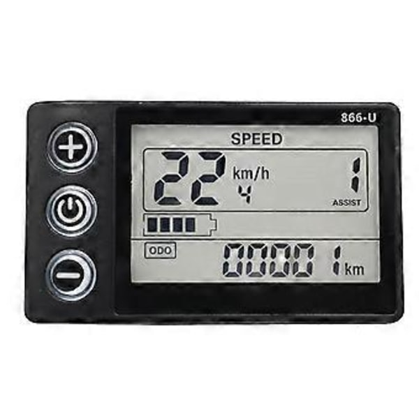 24v 36v 48v 60v S866 Kontroller Panel Dashboard Vanntett Elektrisk Sykkel LCD-Skjerm For Elektrisk E