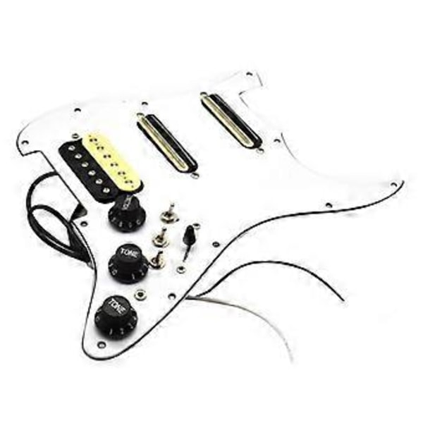 Elektrisk Gitarr Plektrumskydd Pickup Kablage Laddat Förkopplat Plektrumskydd Gitarr Plektrumskydd Skrapskydd Pickup Montering