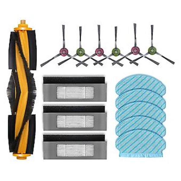 Til Ozmo 920 950 T8 T9 2 Hybrid Vac Hepa Filter Hoved Sidebørste Moppe Udskiftning S