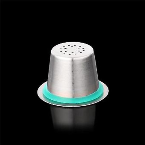 10 Kapsler 100 Forseglinger Rustfritt Stål For Nespresso Gjenfyllbare Kapsler,b