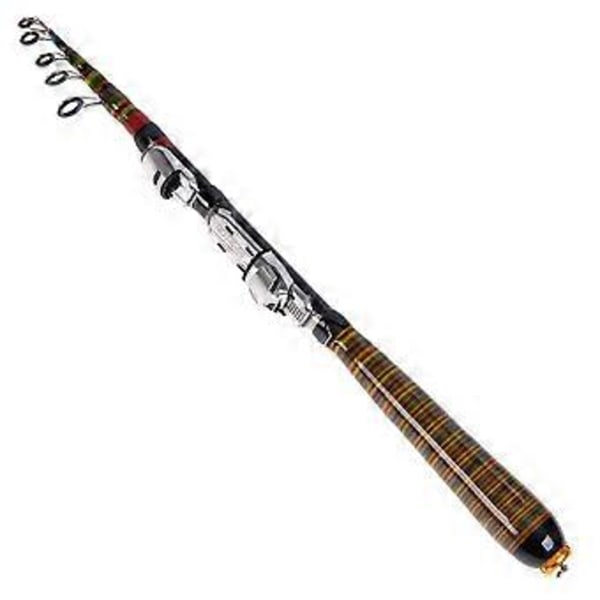 1.2M 3.94FT Teleskopisk Fiskestang Reisestang Spinnstang Agn Stang Flåtestang Karbonfiber