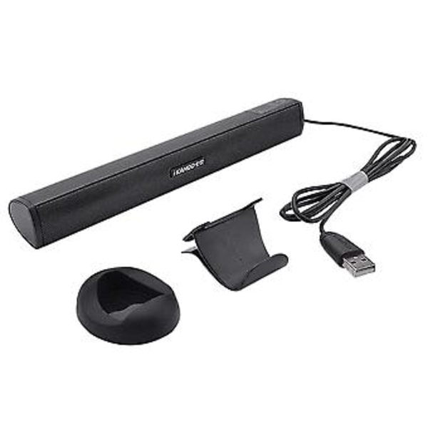 Ikanoo Subwoofer Soundbar för Laptop Kompatibel Med Ook PC TV S Och Bärbar Trådbunden