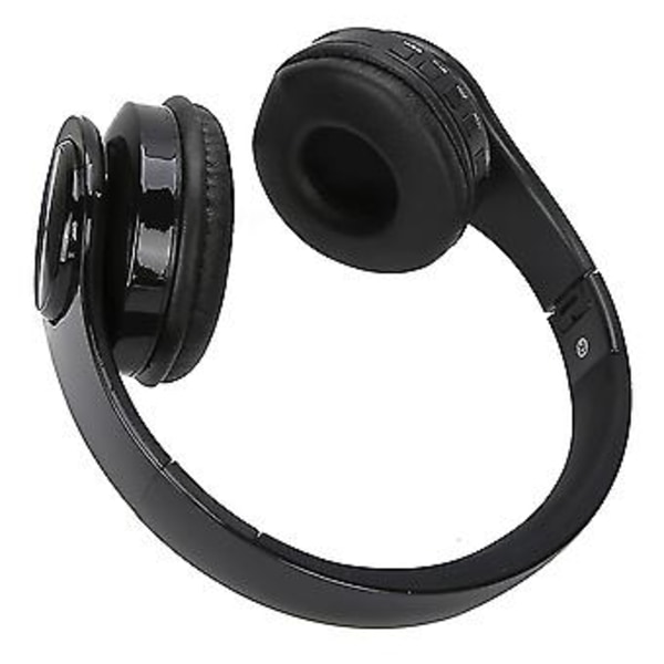 Bluetooth 5.0 Kuuloke Langaton Over Ear Stereo Headset Mikrofoni Pelikuulokkeet Musta