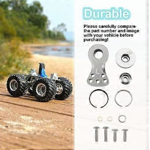 Metall 25T Justerbar Servo Saver Arm Horn för -4 Axial SCX10 1/10 RC Bilar Helikopter Modell Båt Uppgraderingsdelar, L, C