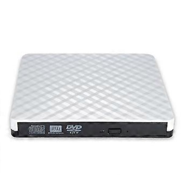 Pc Laptop Ekstern Usb 3.0 Dvd Rw Cd Brænder Bærbar Optisk Drev Brænder Læser Afspiller Bakke Portab