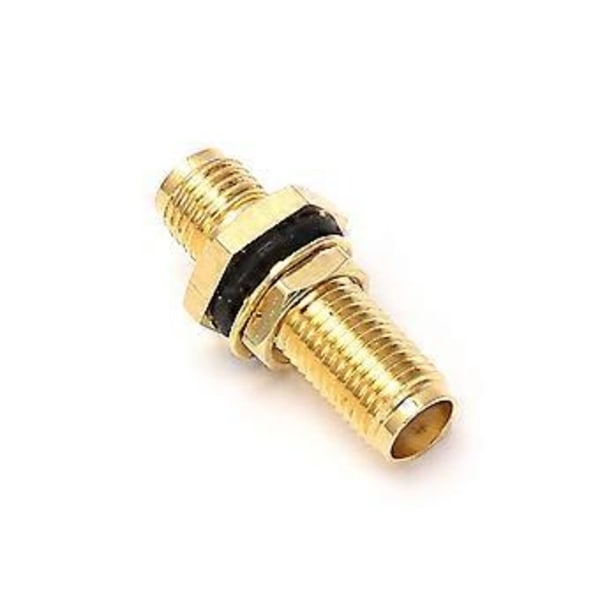 SMA Hona Jack RF-kontakt Rak Koaxial Konverter Adapter Panelmontering O-Ri