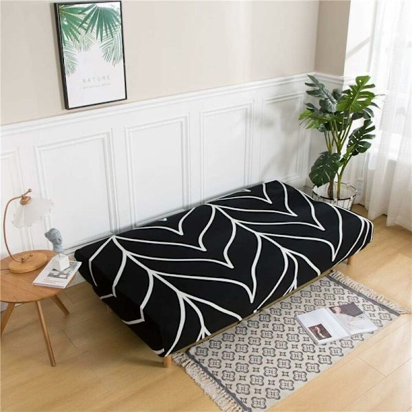 3-sits stretch Clic Clac sofföverdrag, sofföverdrag för hopfällbar Clic Clac-bänk utan armstöd 180-210cm (L, Färg E) HIASDFLS