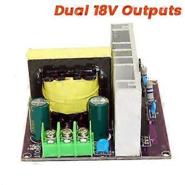 Lydmodul Enkelt DC 12V til 18V Subwoofer Bil Audio Modifikation Forstærker Isolation Boost Dobbelt Strømmodul
