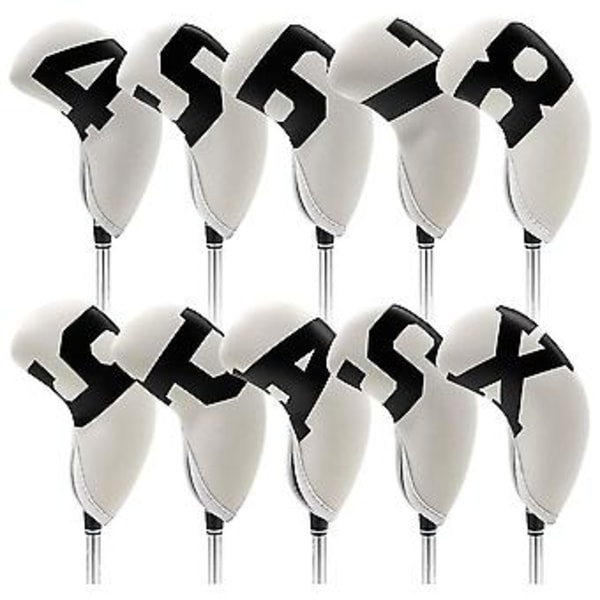 Golfklubbskydd, neop Golf Iron Covers Set, golfskydd för järn passar alla golfjärn