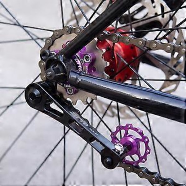 MTB-pyörän yksivaihteinen vaihtaja polkupyörän ketjunkiristin ripustimelle Dropout-rungolle Säädettävä pyörän hihnapyörä Jockey W:lle