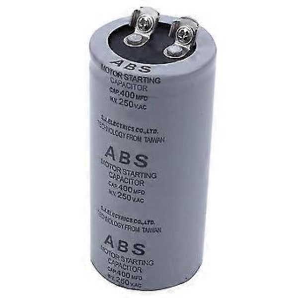 Abs 400mfd 400uf 250v Cylindrisk AC Motor Startkondensator