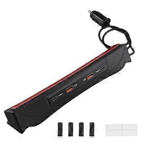 Auton USB Type-C -jakaja-adapteri Pikalaturi Shunt HUB -telakointiasema JETOUR Traveler T2 2023 -malliin
