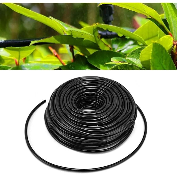 50m / 164ft 4/7 droppslang för bevattning, trädgårdsslang, bevattningsrör för trädgårdens bevattningssystem
