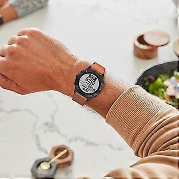Kellon ranneke Fenix 5/5Plus nahkaranneke älykellon rannekoru