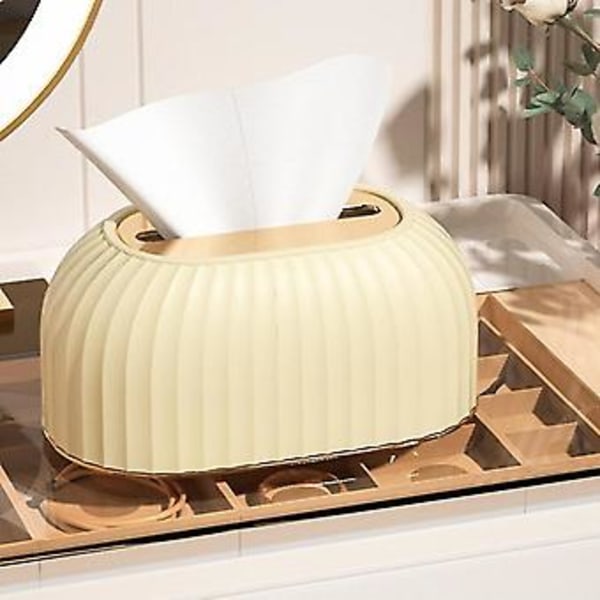 Multifunktionell Tissue Box Vardagsrum Mask Diverse Skrivbord Delad Förvaringslåda Dammskydd C