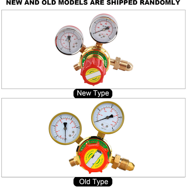 WX YQE-03/60 Acetylenmåler Gass Acetylen Trykkreduksjon for G5/8 CGA580 Gassbrenner Sveising Skjæresett