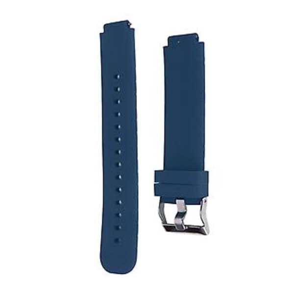Ersättningsarmband Justerbar Storlek Mjukt Silikon Armbandsrem för Watch 2 A1807 Verge 2 Blå