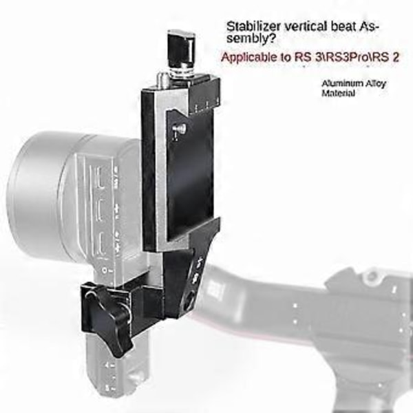 Kamerabrakett Vertikal Video Kamerafeste DSLR Feste for RS2 RS3 RS3 Mini RS3 Pro Tilbehør
