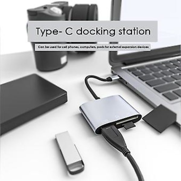Usb-c -toiminto Sd Tf Otg -sovitin Ph-tietokoneelle
