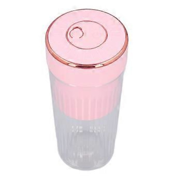 Sähköinen hedelmäsekoitin, monitoiminen, kannettava, johdoton, mini, 6 terää, mehupuristin, blenderi, pinkki
