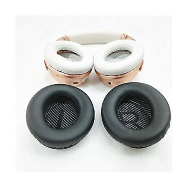 Korvatyynyt Qc35 Qc25 Qc15 Ae2 kuulokkeiden korvaavat korvatyynyt langattomat kuulokkeet Pu korvasuojat harmaa+sininen