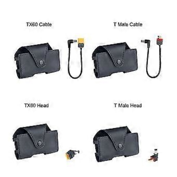 PU Lett Batterioppbevaringsveske Tilbehørssett For DJI FPV Goggles V2
