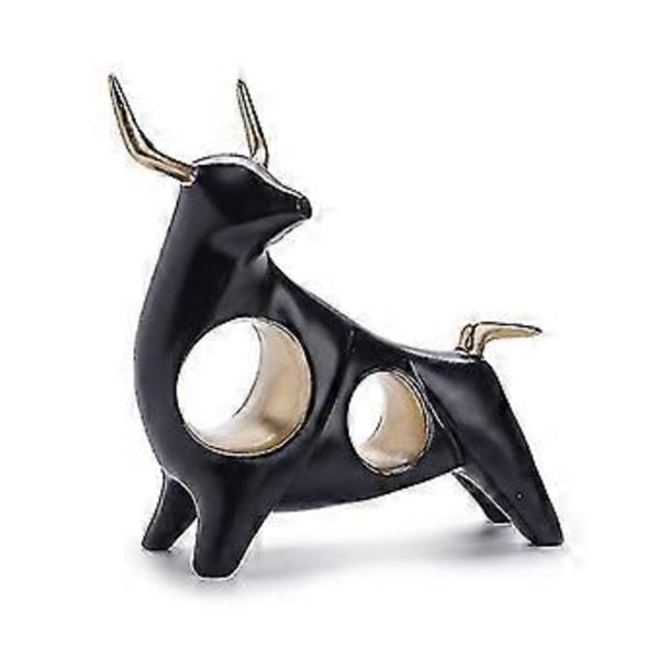 Kreativ Ko Ornament Enkel Djur Resin Hantverk Inredning För Hem Vardagsrum Kontor