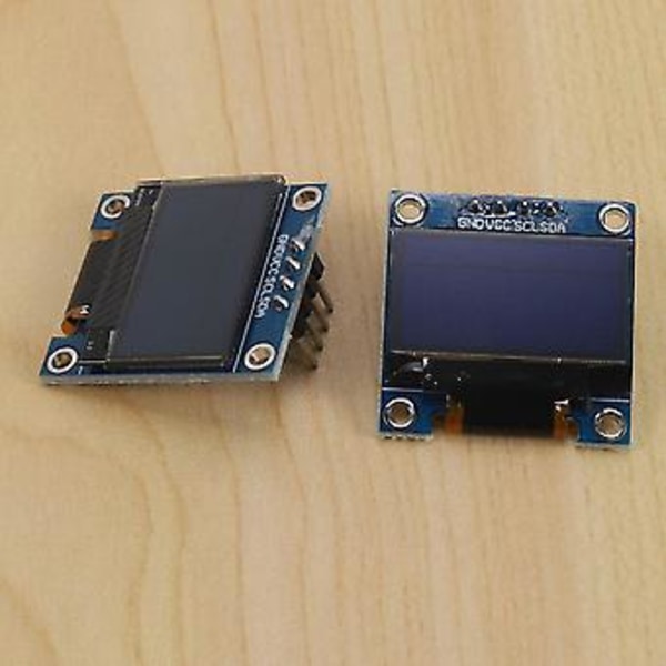 4st Oled Display Modul I2c Iic 128x64 0.96 Tum Display Modul Ssd1315 För R3 Stm Med Stift