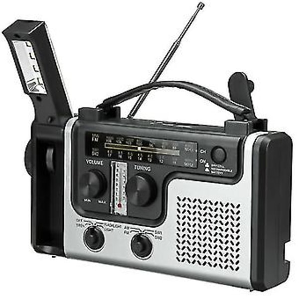 Outdoor Functal Solarradio Portabel Fm / Am Radio Inbyggd Ser Led F