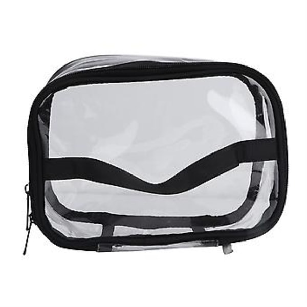 Transparent Bærbar Vandtæt Kosmetik Makeup Opbevarings Organizer Rejse Vasketaske (22*16*8cm)