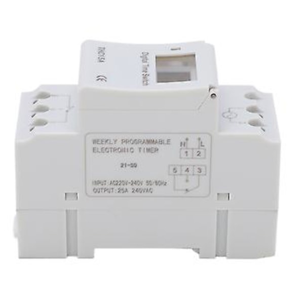 THC15A Elektroninen ajastinkytkin LCD-näytöllä, ohjelmoitava digitaalinen ajastin katuvaloille