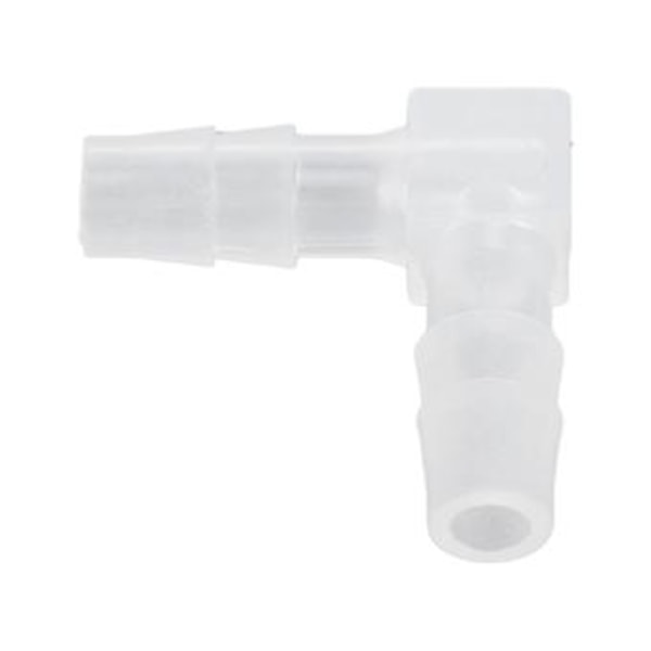 10 stk. Albue Slange Studs Plastik Fitting 90 Graders Lige Barbeforbindelse Adapter L Form til Akvarium 6mm