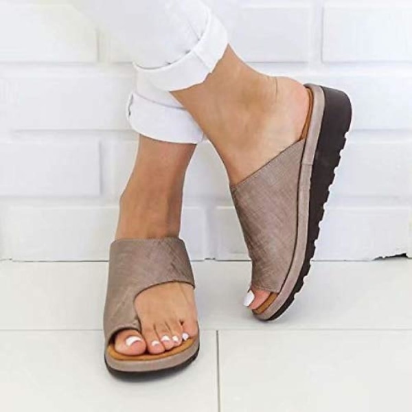 Comfortable Sandal Shoes For Women - Platform Wedge Sandals For Summer Beach Travel