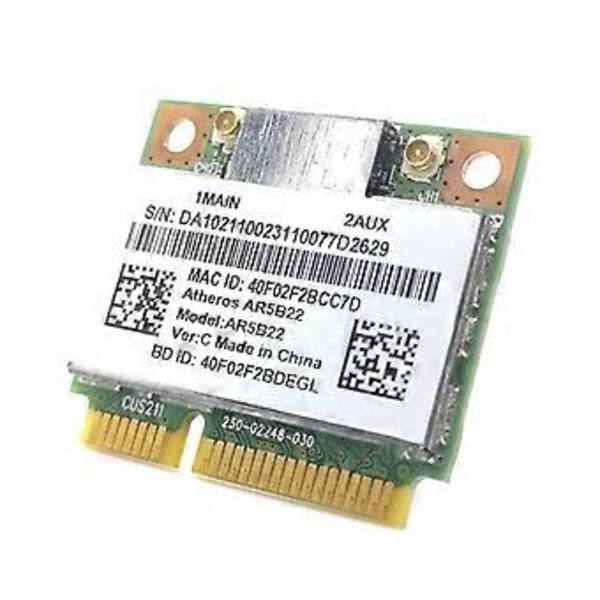 Dual-Band MINI PCIE Netværkskort AR5B22 BT4.0 2.4/5Ghz 300M WLAN WIFI Kort Trådløs Netværksadapter til Y400 Y500 Y410P