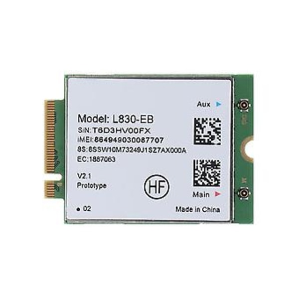 L830- 4g Wi-fi Moduuli X280 T480 T580 P52s L480 L580 T490 T590 P53s T490s X390 L490 L590 01
