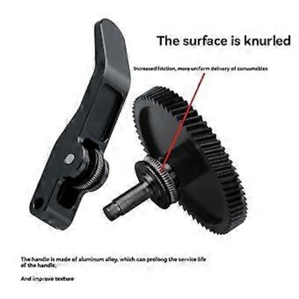 Extruder Växelmontering Nanobelagd Härdat Stål för A1/A1 Mini Extruder Växel 3D-Skrivartillbehör