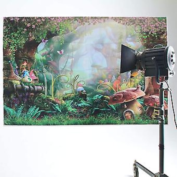 Wonderland Valokuva Taustakangas 3D Sarjakuva Studio Tausta Seinärekvisiitta 90x150cm (d-4)