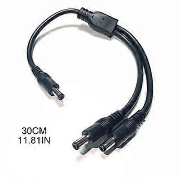 5,5 mm x 2,1 mm Splitter-stikforlænger til CCTV LED Strip Light