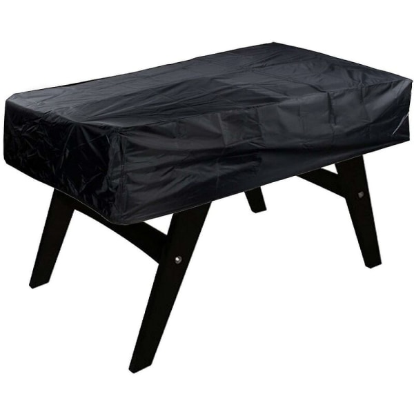 420d Oxford vattentät dammtät rektangulär cover för biljardstol - svart (163 X 115 X 48 cm)