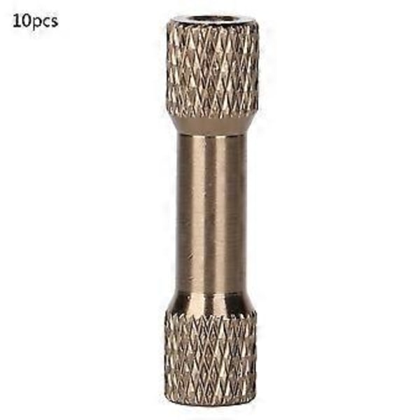 10 stk. Standoff M3x25mm Anodiseret Aluminium Legering Hun Gevind Kolonne Afbalanceret Spacer til Quadcopter Titanium Grå