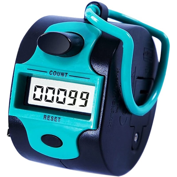 Elektronisk räknare Manuell Clicker Digital Score Counter Finger Ring Mekanisk handhållen räknare för golfare