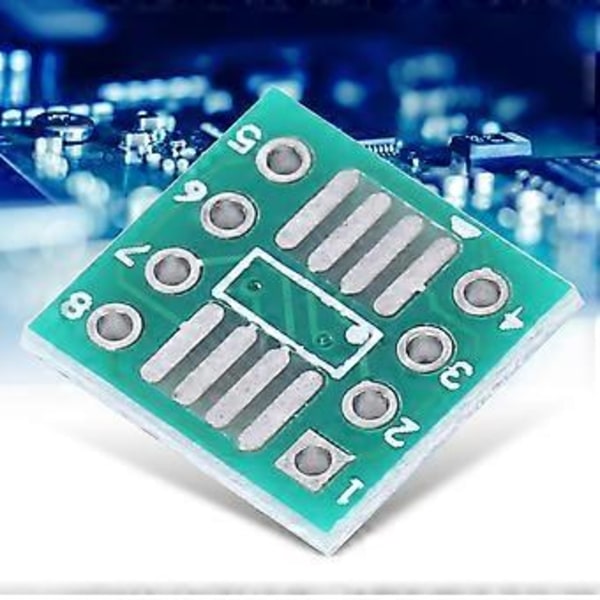 100 st Adapterkort Konverteringsmodul Lättvikt SOP8 SSOP8 till DIP8 TSSOP8 DIP SMD till Inline