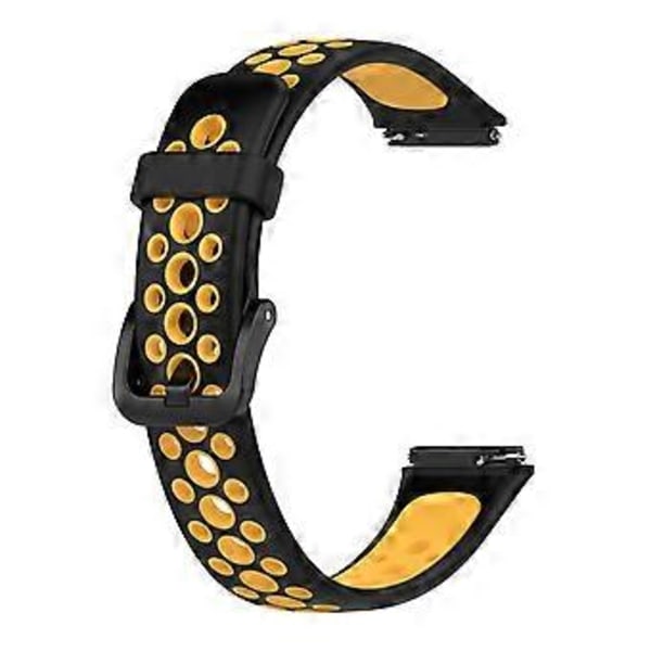 For HuaweiBand 7 Bånd Justerbart Armbånd Smartklokkebånd TPU Dobbel Fargestropp