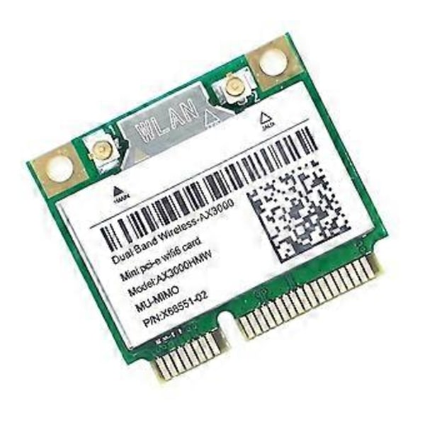 Ax3000hmw 2974mbps Wifi 6 Trådlöst Mini Pci-e Wifi-kort Ax3000 Bluetooth 5.1 802.11ax/ac 2.4ghz/5gh