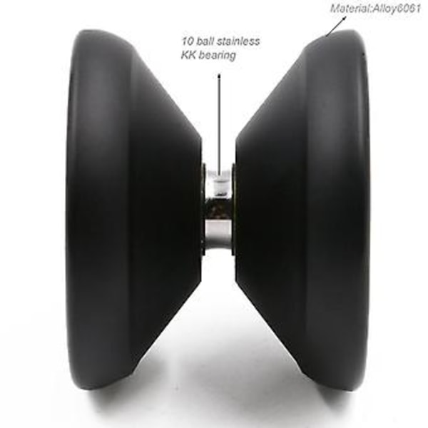 Magicyoyo Y01 Yoyos Node Pro Ikke-responsiv Yo-yo i Legering, Profesjonell Yoyo (svart)